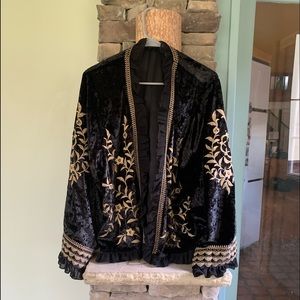 SOLD Nasty Gal Boho Velvet Jacket